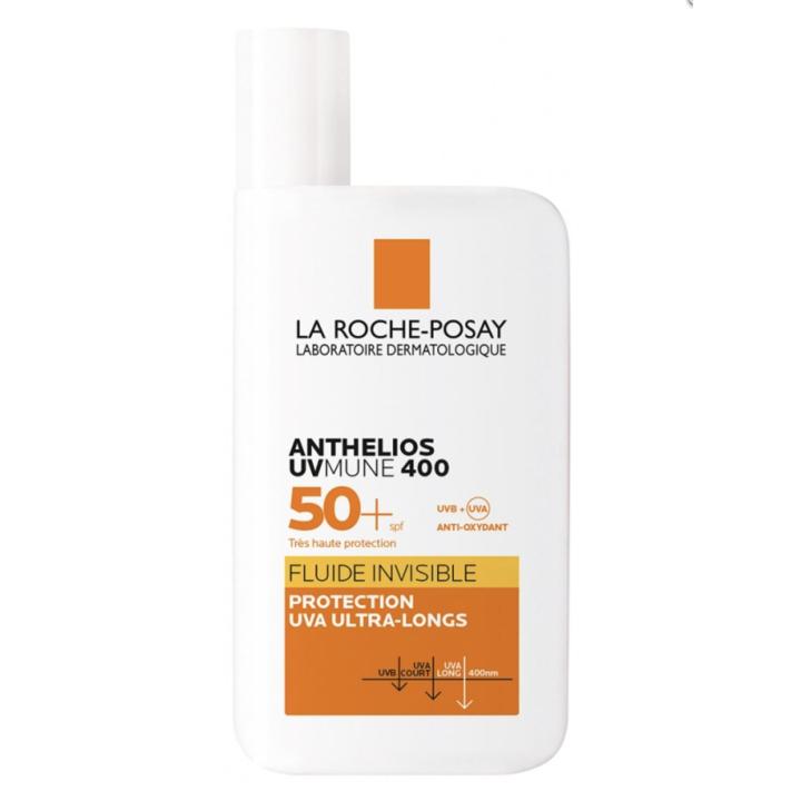 LA ROCHE-POSAY - Anthelios UVMune 400 Crema Solar Fluida Invisible Sin Perfume SPF 50