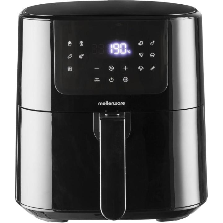 Mellerware - Freidora sin aceite Crunchy Plus 5.5L 1500W  11 Menús Predefinidos  Capa