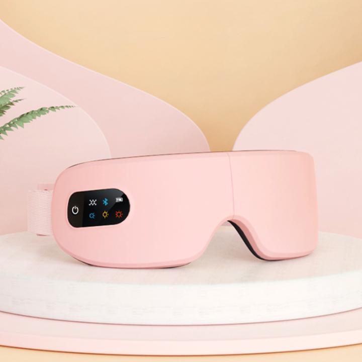 Masajeador de Ojos MUKASI con Calor, Música por Bluetooth, Masaje Vibratorio, Masajea