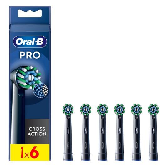 Oral-B Pro CrossAction cabezales de recambio, pack de 6 y 9 unidades, Disponible en c