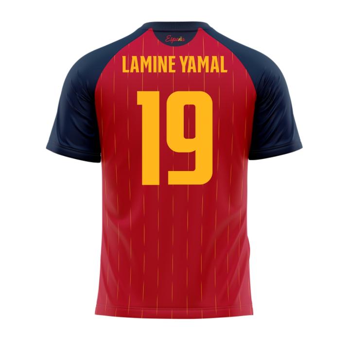 Camiseta RFEF Oficial Selección Española 25/26 Mundial 2026 Vamos España Lamine Yamal