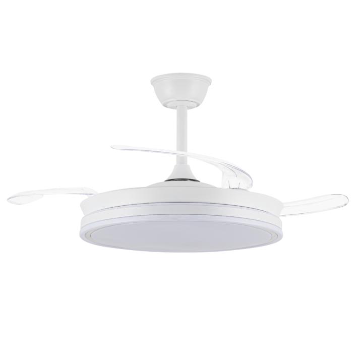 AKUNADECOR Ventilador de Techo Motor DC 6 Velocidades, Control App Inteligente, Luz L