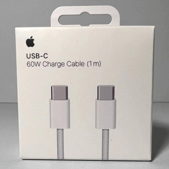 Cable Original Apple USB-C a USB-C, Compatible Con Todos Los iPhone y iPad, Elige 1m 