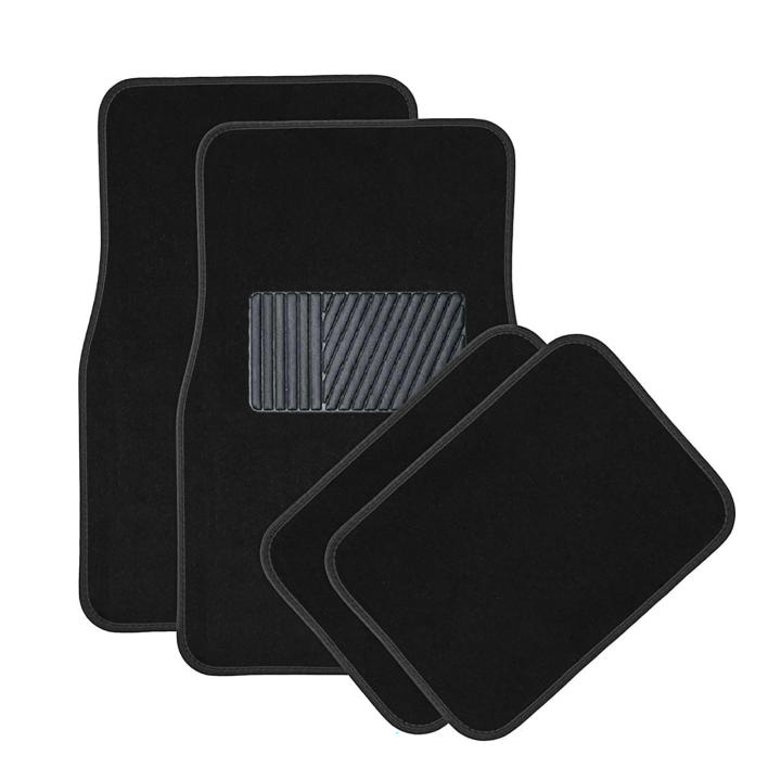 Juegos de Alfombra para Coche Universal, Alfombrillas Flocado Duradero para Automóvil