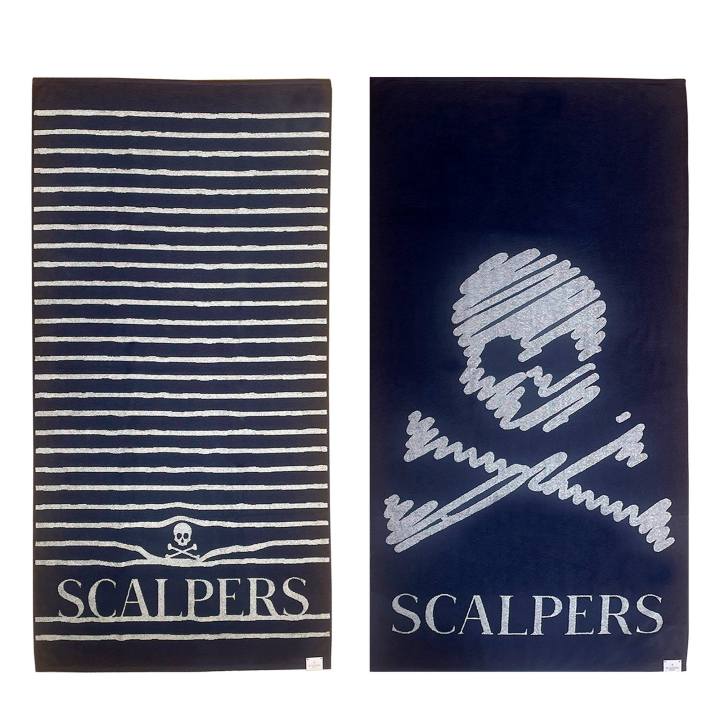 Juego de 2 toallas 90x180cm 100% Algodón 500GSM Beige Scalpers Home