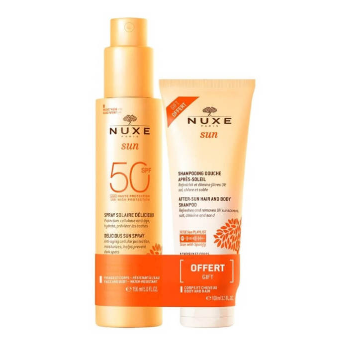 Nuxe Sun Solar Delicioso Spf50+ 150 ml + Regalo Champú Y Gel De Ducha After Sun 100 m