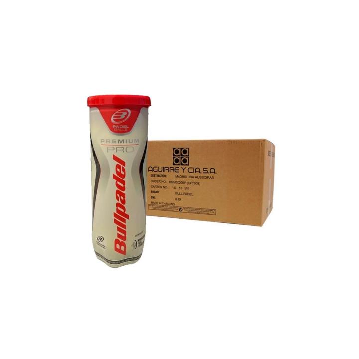 Bull padel Pelotas PREMIUM PRO - Packs de Pelotas de Alta Competición, Certificación 