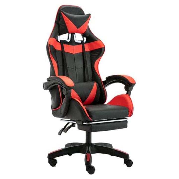 Silla de gaming CON repozapiel Oficina Soporte Lumbar Giratoria Escritorio Sillon Rue