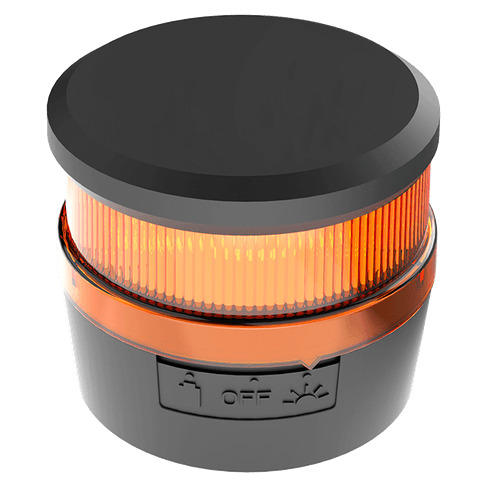 Neoway Baliza de Emergencia Brivia V16 Conectada, Luz LED 360° Visible 1 km, Geolocal