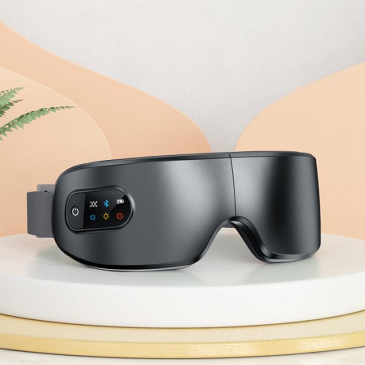 Masajeador de Ojos MUKASI con Calor, Música por Bluetooth, Masaje Vibratorio, Masajea