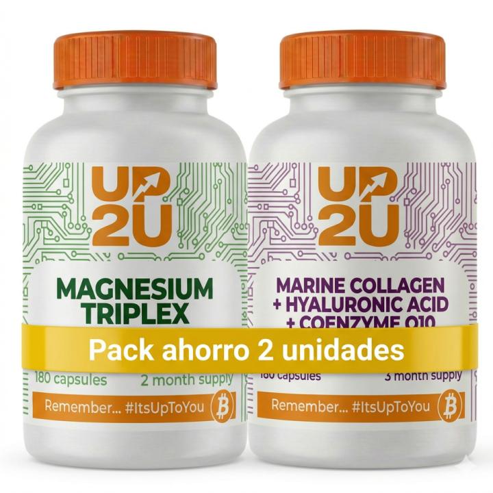 Pack Magnesio Complex (Biglicinato + Malato + Citrato) + Colágeno Marino Hidrolizado 