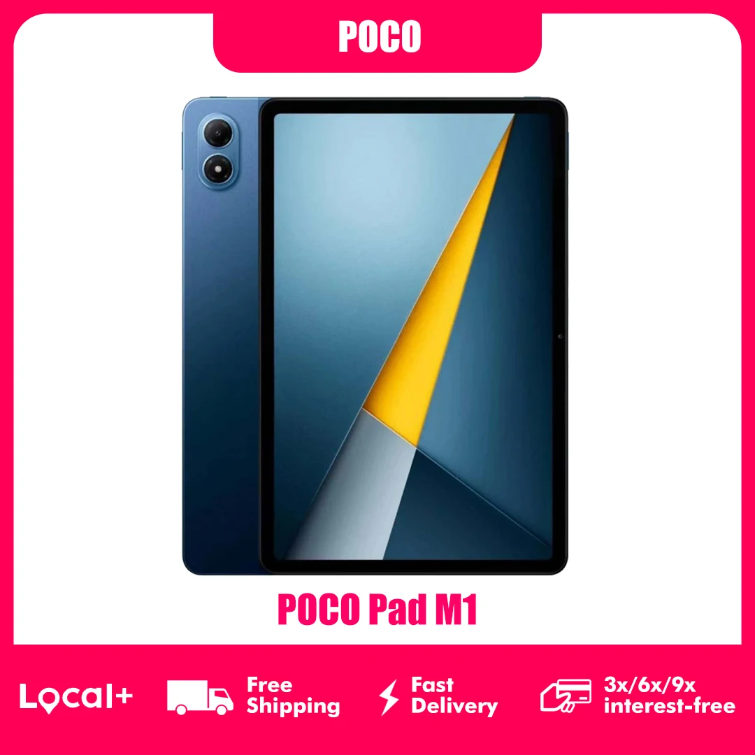 Tablet POCO Pad M1 con Wifi, 8GB de RAM, 256GB de Almacenamiento, Pantalla de 12.2 Pu