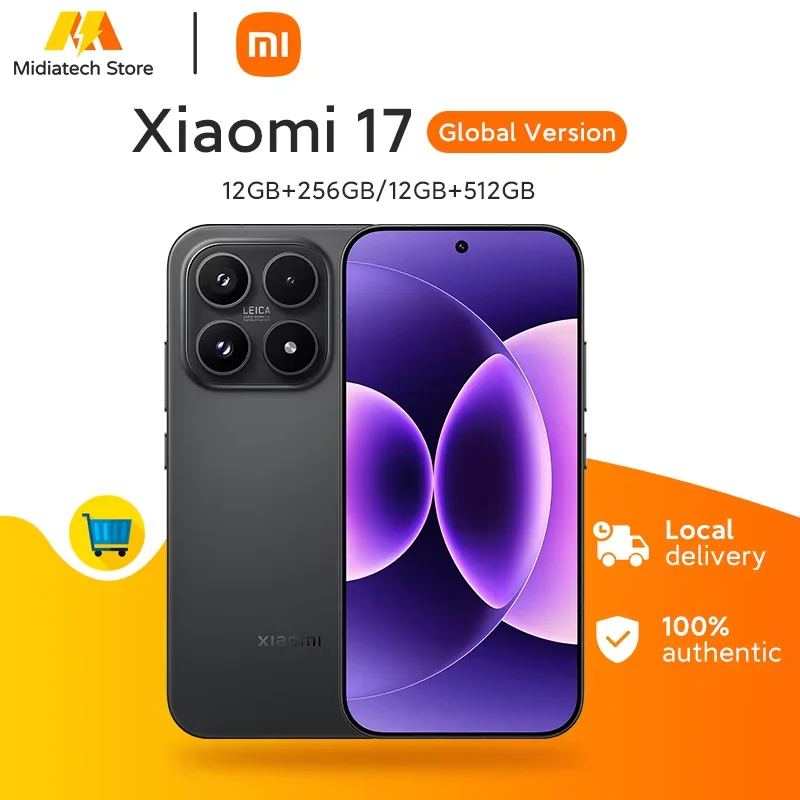 Versión Global Xiaomi 17 Snapdragon 8 Elite Gen 5 Smartphone Pantalla OLED de 6.3" Cá
