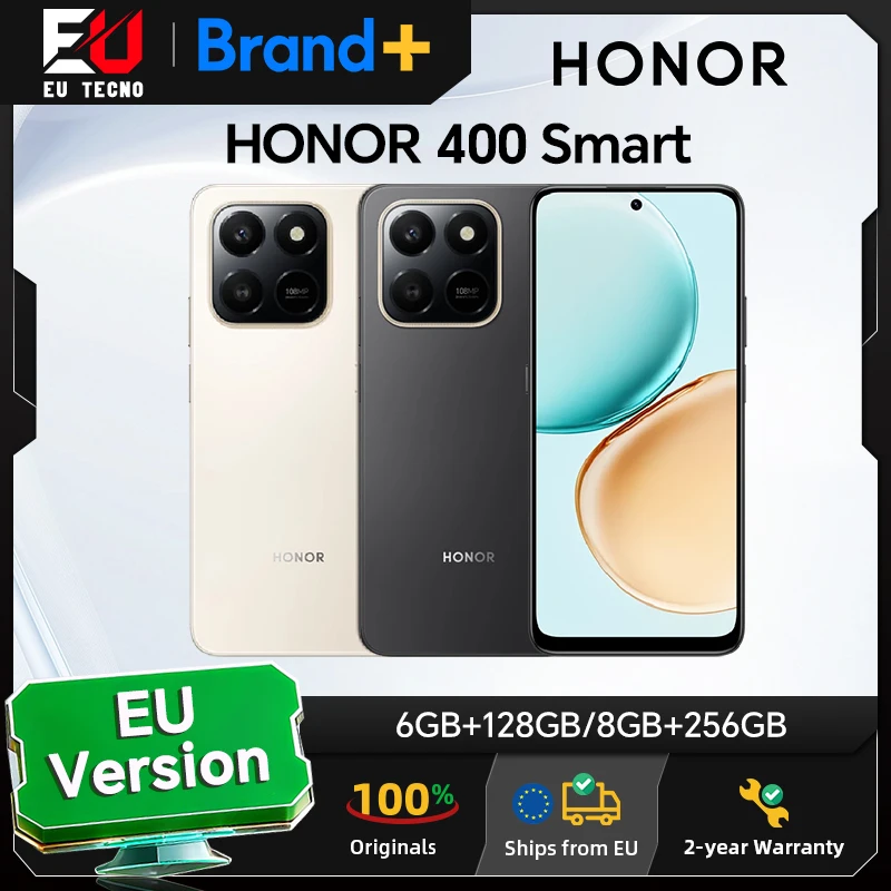 HONOR 400 Smart 4G, Versión Global, Teléfono Inteligente 4G, Cámara Principal de 108M