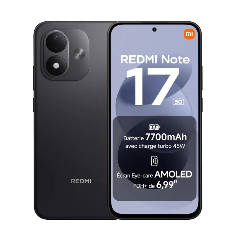 Xiaomi Redmi Note 17 5G Smartphone Gran Batería 7700mAh Carga Turbo 45W Pantalla 6,99