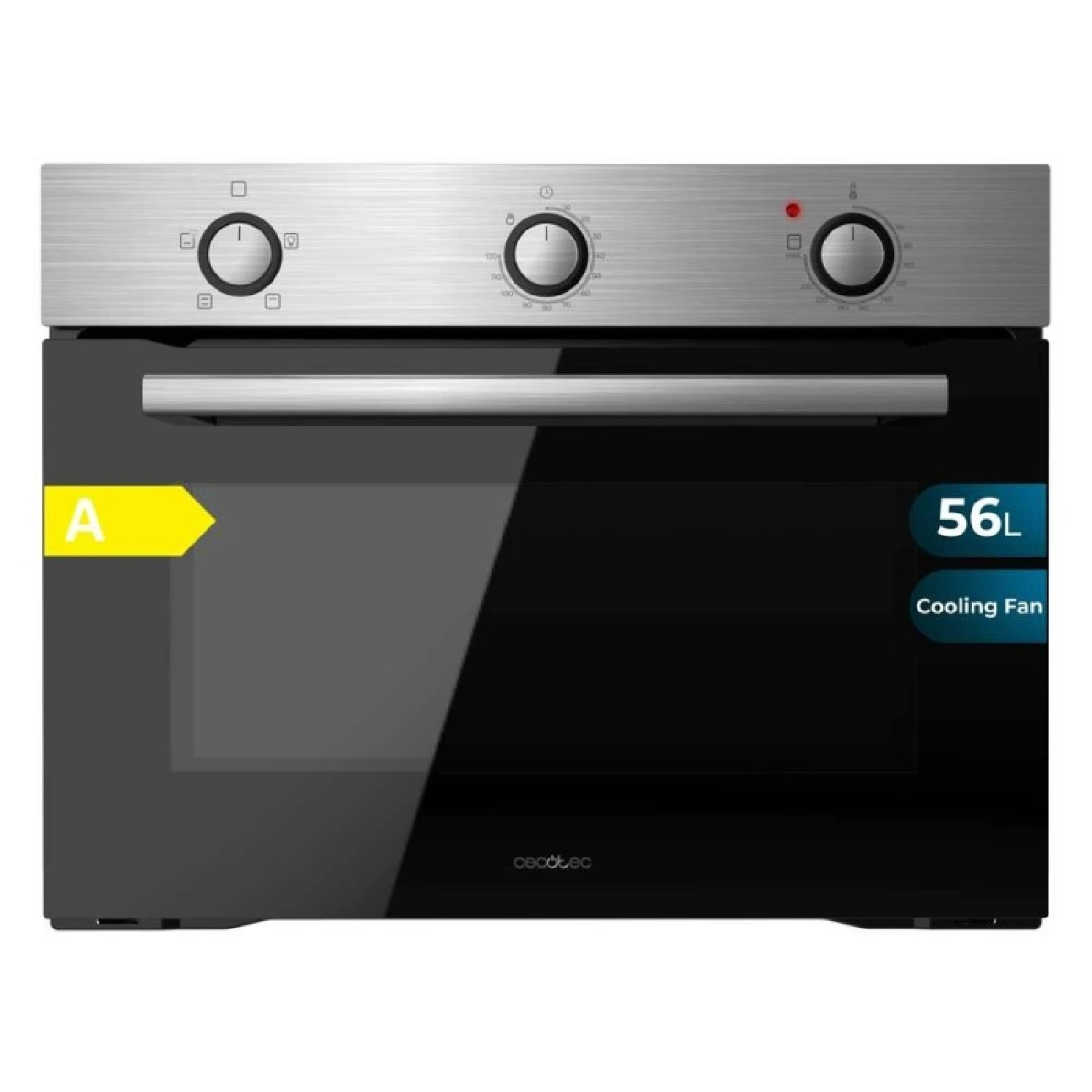Cecotec Horno Integrable 45cm Alto Convencional Bolero Hexa C134500 Inox A. 2600W, 56