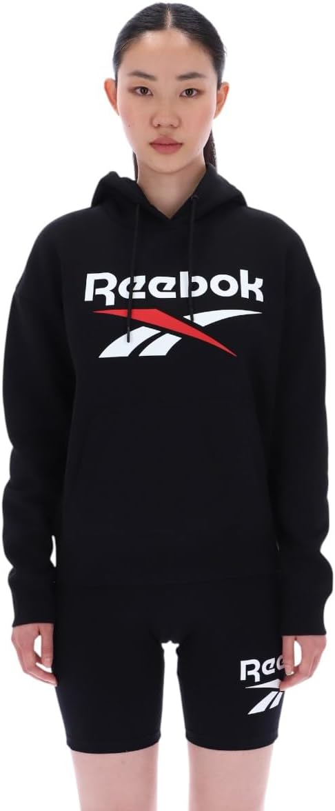 Sudadera con capucha Reebok en negro: estilo y comodidad para tu día a día.