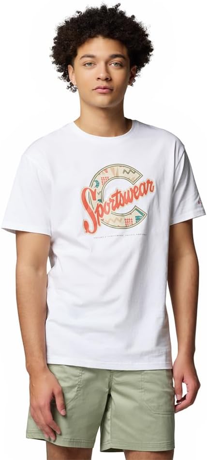 Columbia Rapid Ridge Graphic Camiseta con Estilo Outdoor y Confort Diario