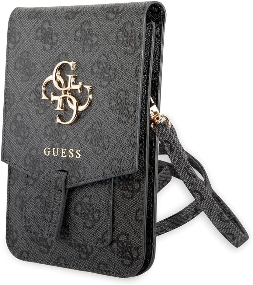 Guess GUWBG4GFGR - Bolsa 4G con Logotipo Grande en Gris, Estilo Icónico y Elegante