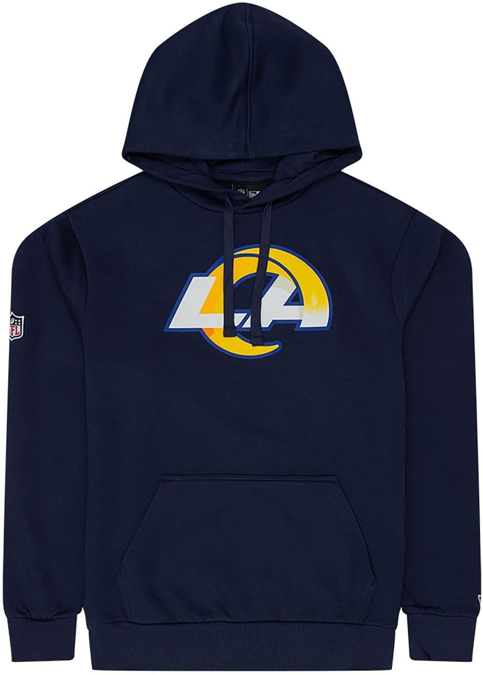 New Era NFL Los Angeles RAMS: sudadera con capucha azul marino imprescindible