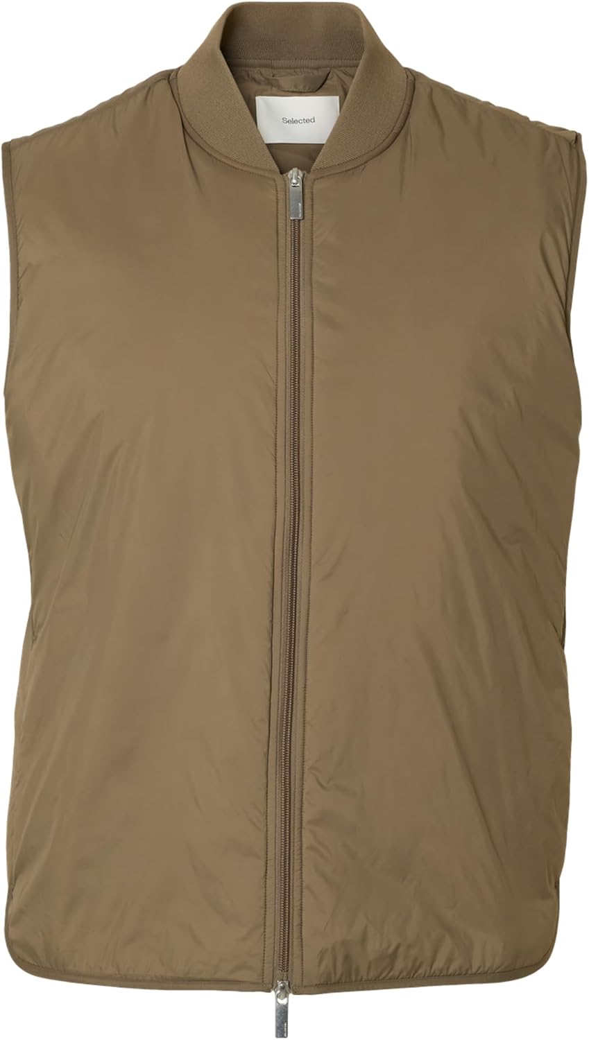 SELECTED Slhthomas Gilet Noos en color Caribou, estilo elegante y versátil
