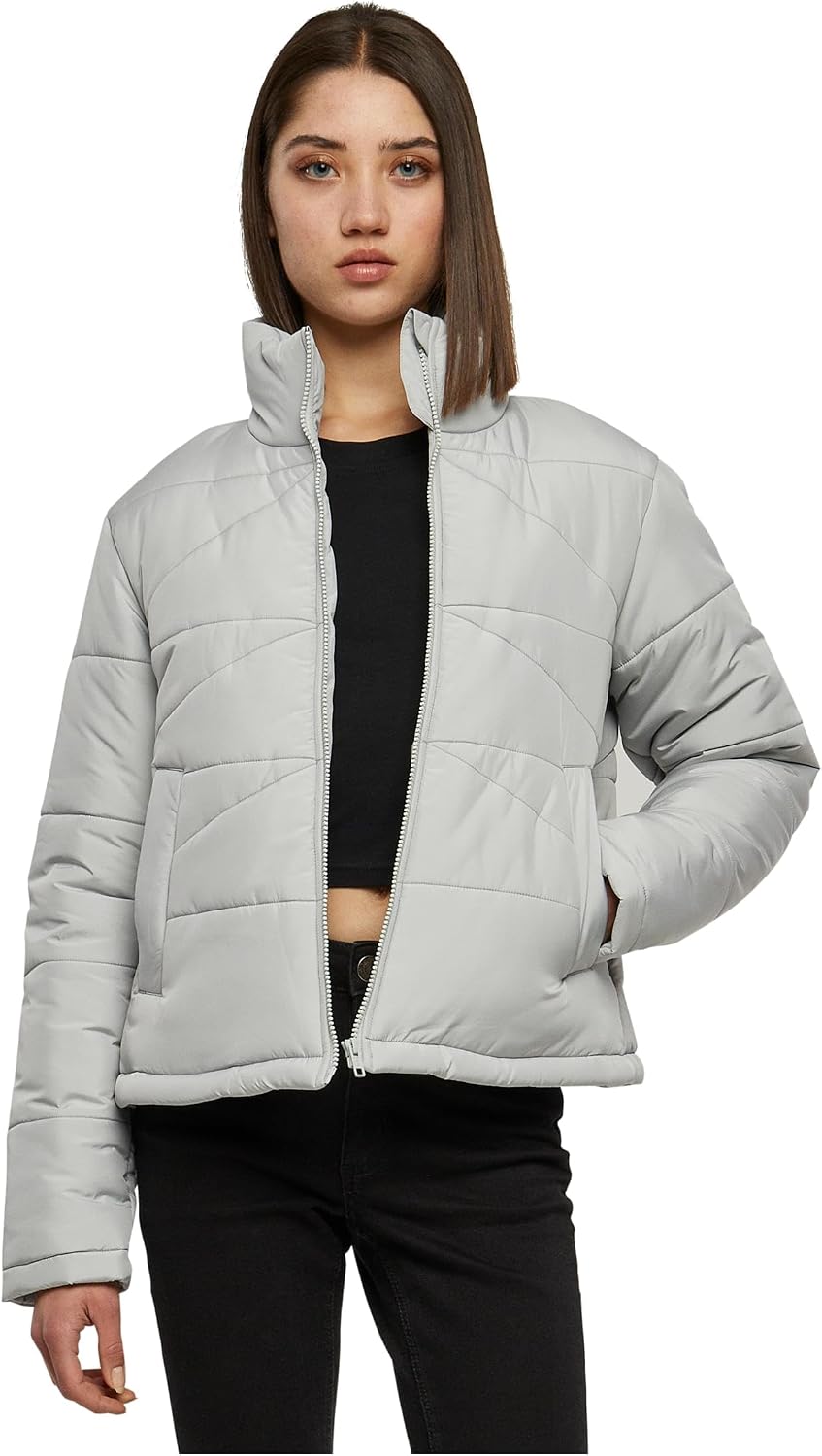 Urban Classics Ladies Arrow Puffer Jacket: Estilo acolchado que eleva tu look