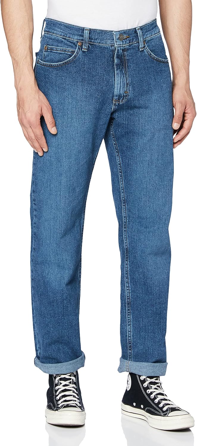 Lee Legendary Regular Jeans en Azul Stead Fast: estilo clásico y resistencia para tu 