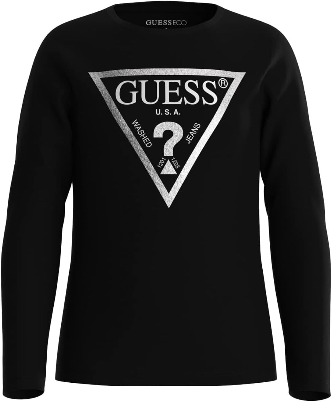 Camiseta Guess negra: estilo esencial con un toque icónico