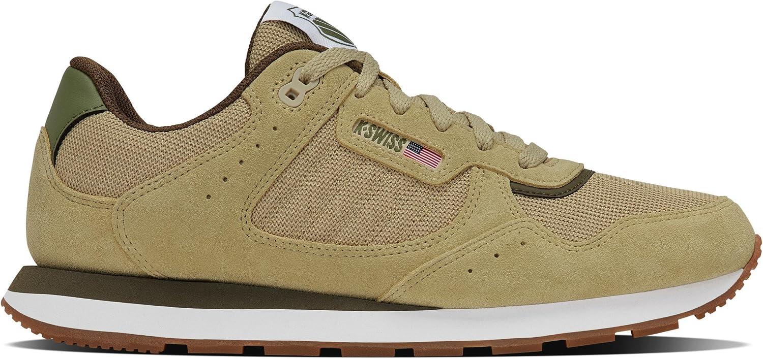 K-Swiss Zapatillas Vista Runner T en Mojave Desert/Dark Olive/Gum: estilo y confort p