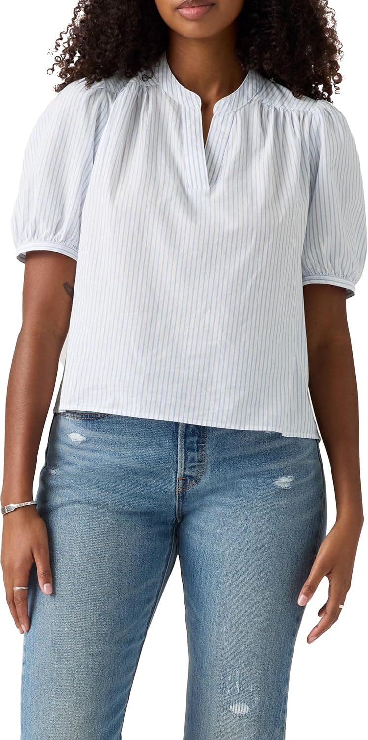 Levi'S Amelie Blouse Pixie Stripe V2 Blue: estilo fresco y atemporal