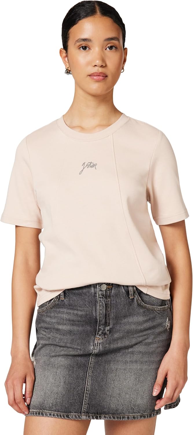 G-STAR Camiseta Script R T Wmn en Rosa Liquid Pink