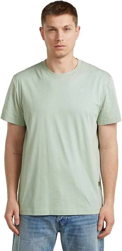 G-Star Raw C.V. Camiseta Base-s Verde Pale Green: estilo esencial y comodidad diaria