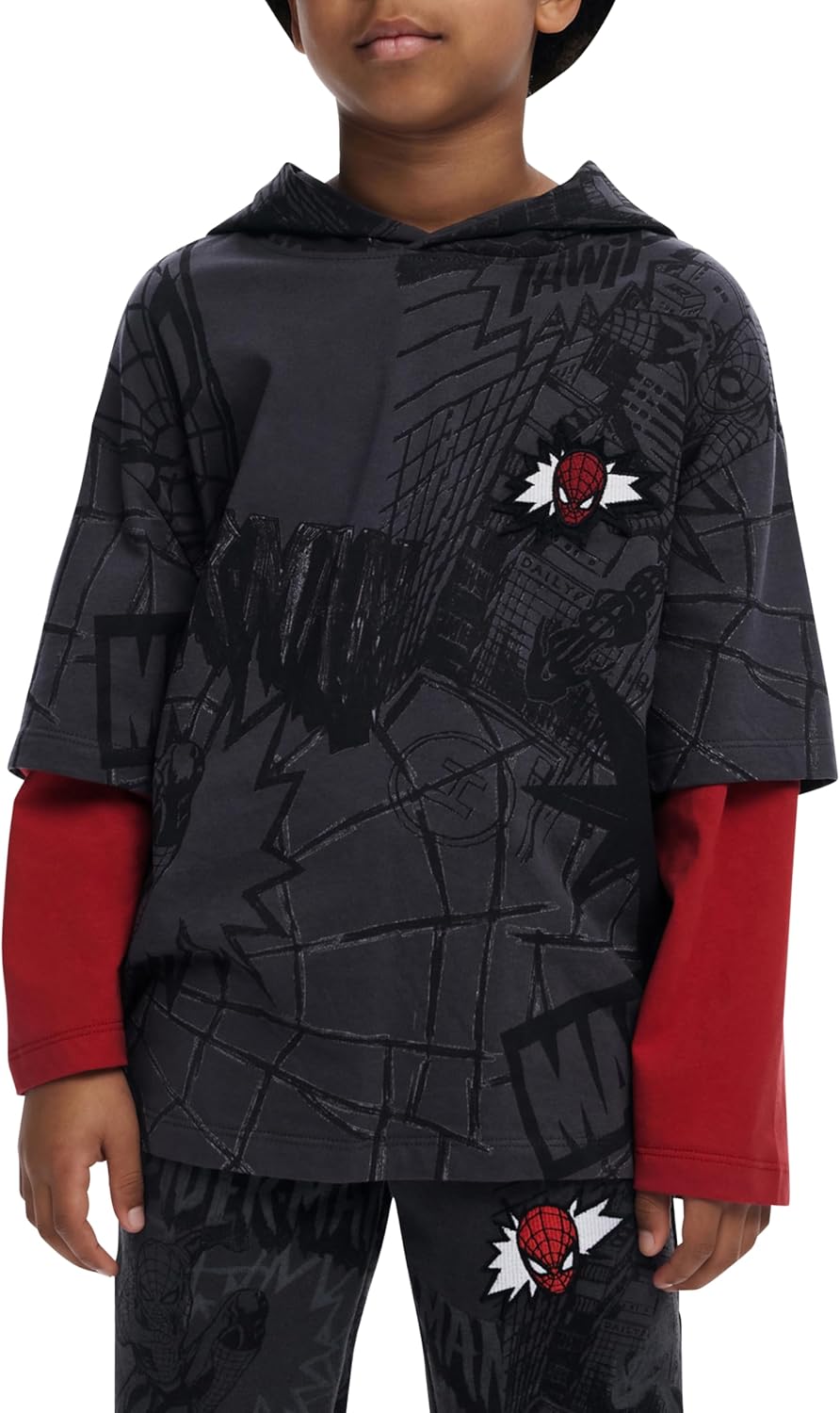 Desigual TS Spider Camiseta Niños, Talla 4 y 12 años