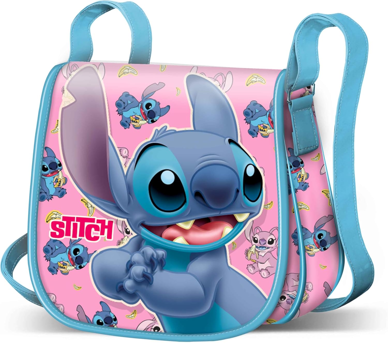 Disney Bolso Bandolera Mini Lilo y Stitch Niñas 17 x 16 cm