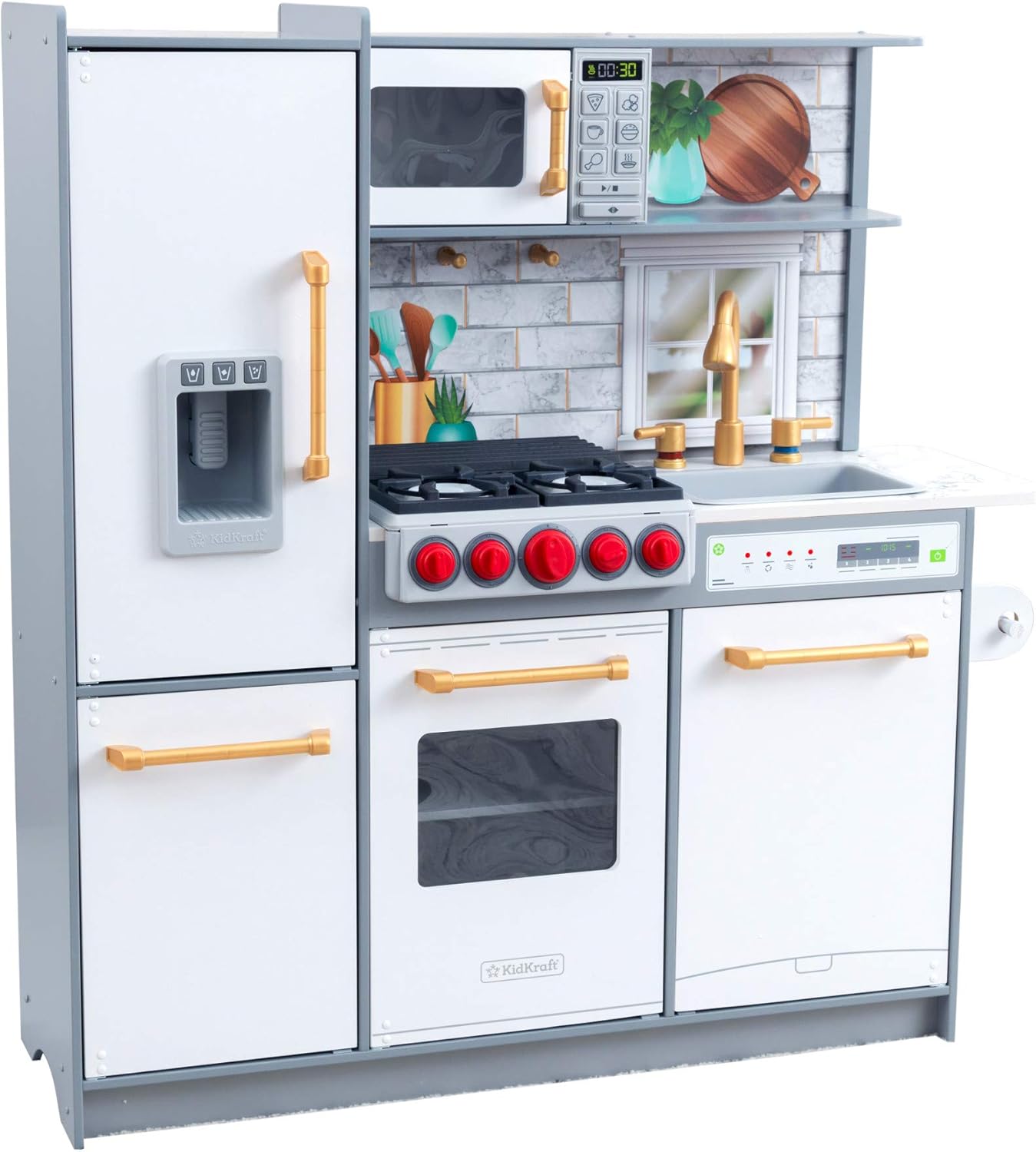 KidKraft Uptown Elite Cocina de Juguete de Madera con Luz y Sonido