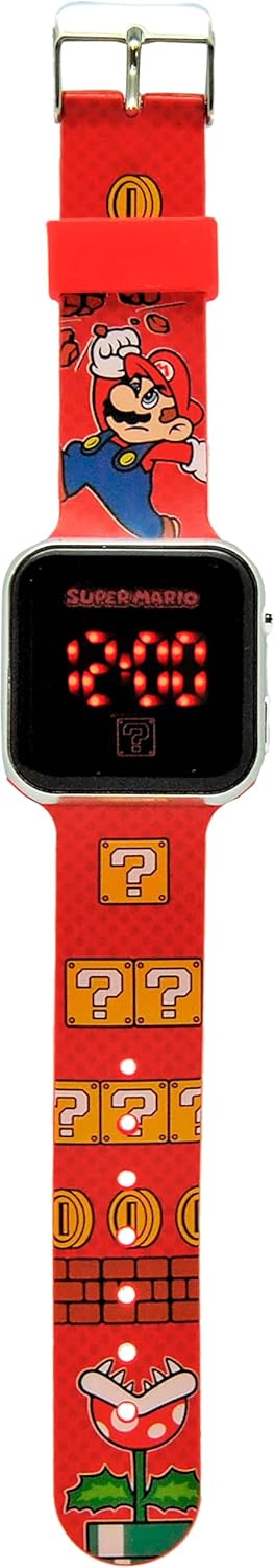 Kids Licensing Reloj Digital LED Super Mario Bros