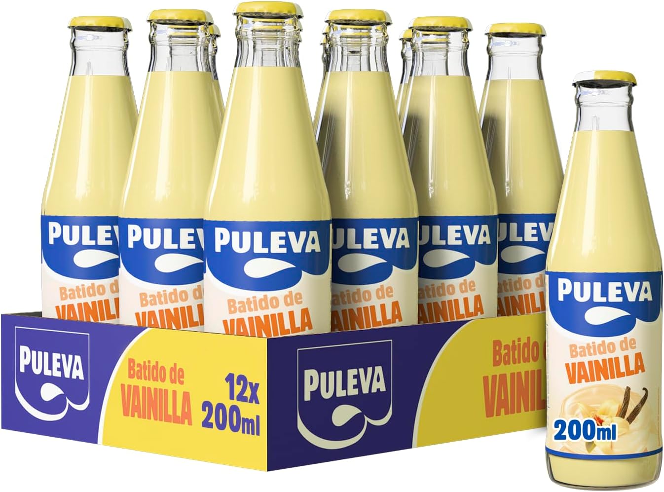 Pack 18 Puleva Batido De Vainilla 200 ml