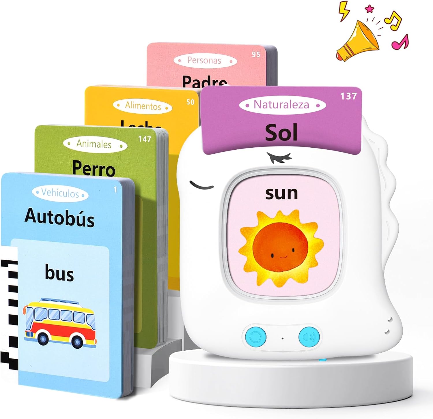 Visator Tarjetas Flash Parlantes Educativas 112 Hojas