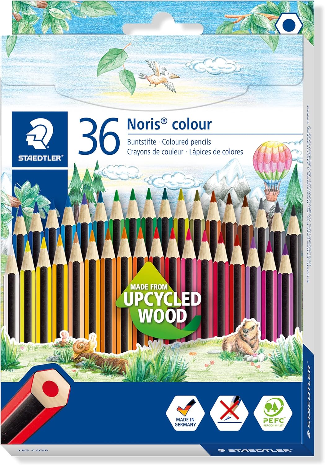 Staedtler Noris Colour Lápices de Colores Triangulares 36 ud