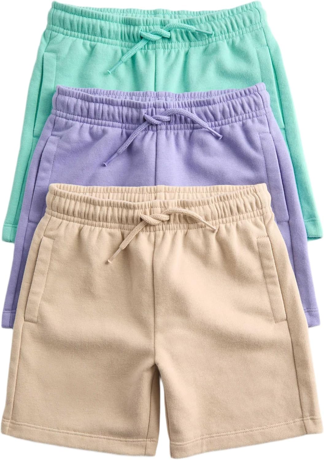 Pack 3 Prénatal Pantalones Cortos Niños 100% Algodón, Talla 3 a 8 Años