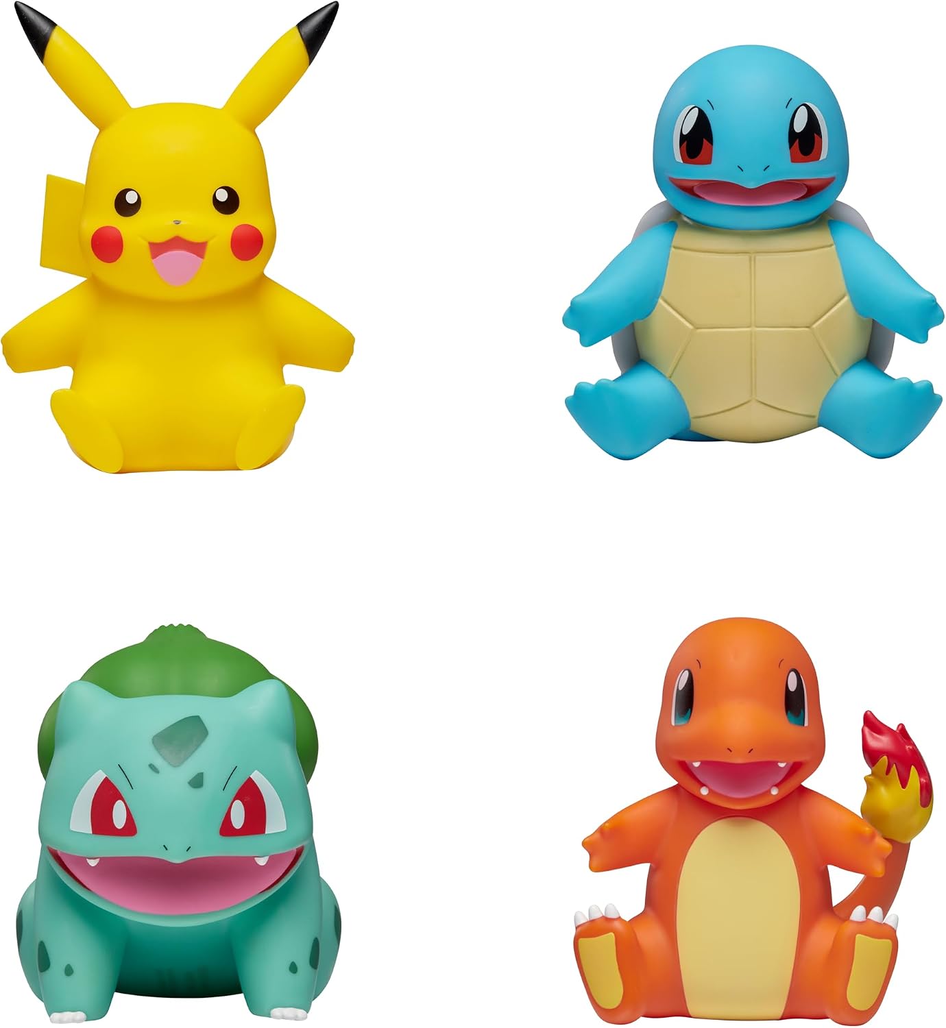 Pokémon Pack 4 Figuras de Vinilo Select Kanto 10 cm