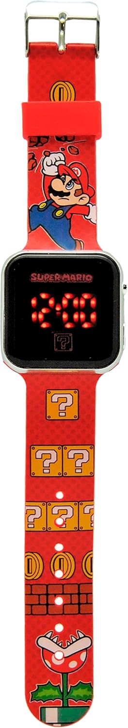 Kids Licensing Reloj Digital LED Super Mario Bros