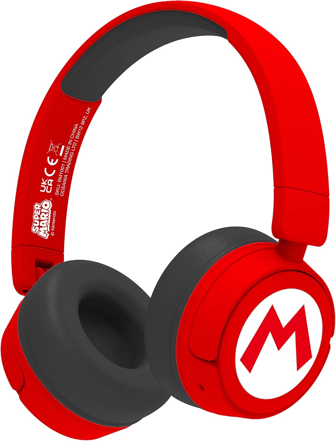 Auriculares Infantiles Bluetooth OTL Technologies Super Mario Logo Plegables