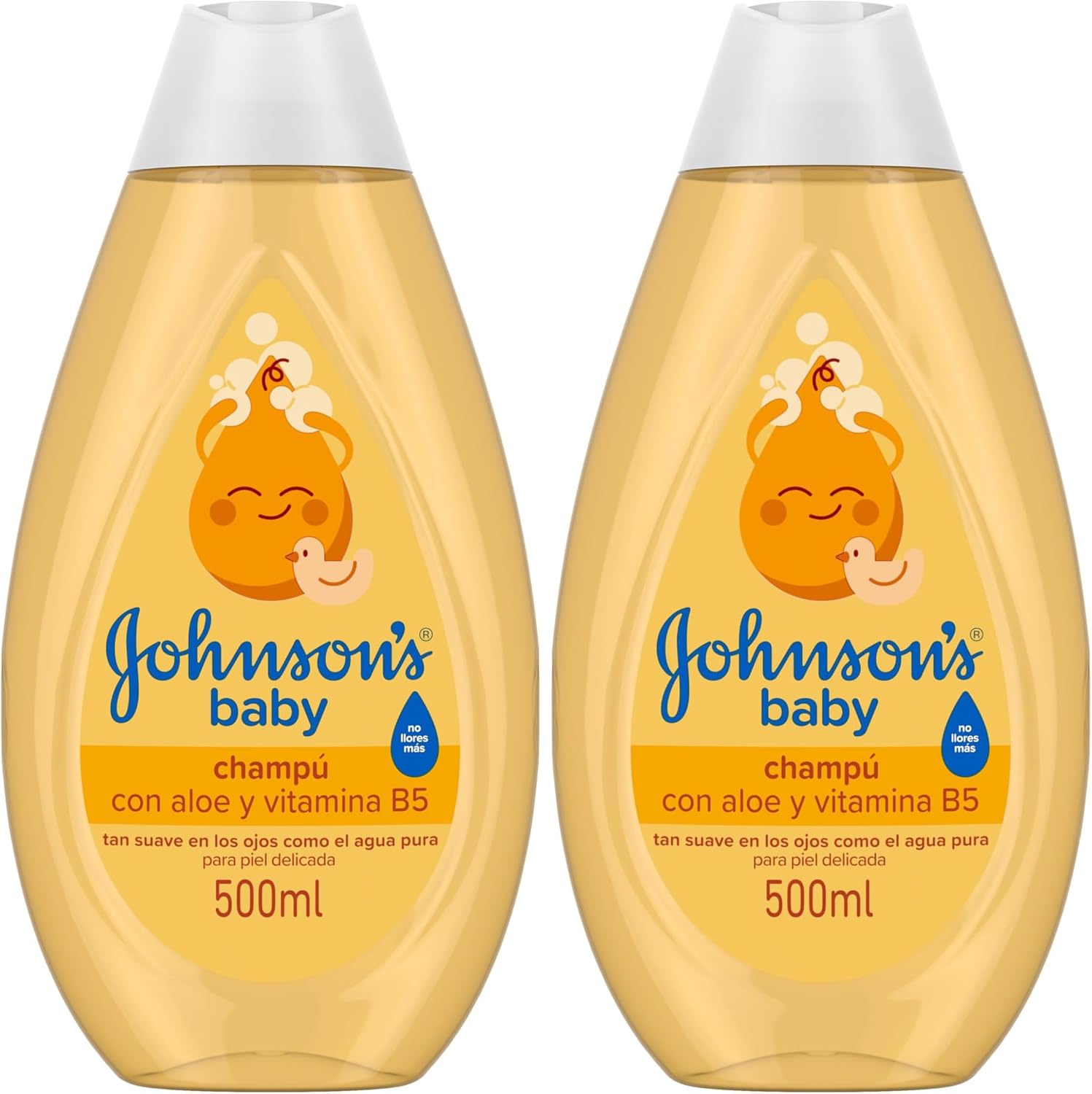 Pack de 2 Champú Infantil Johnson's Baby Clásico 500 ml