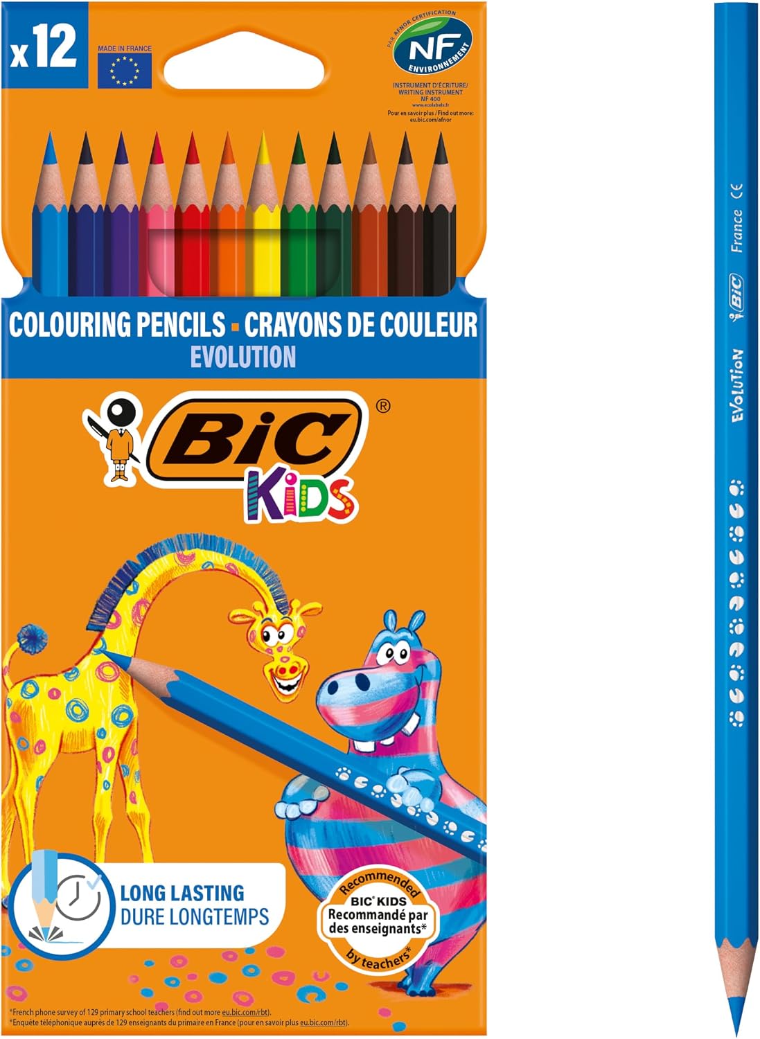 Pack 60 BIC Kids Evolution Lápices de Colores