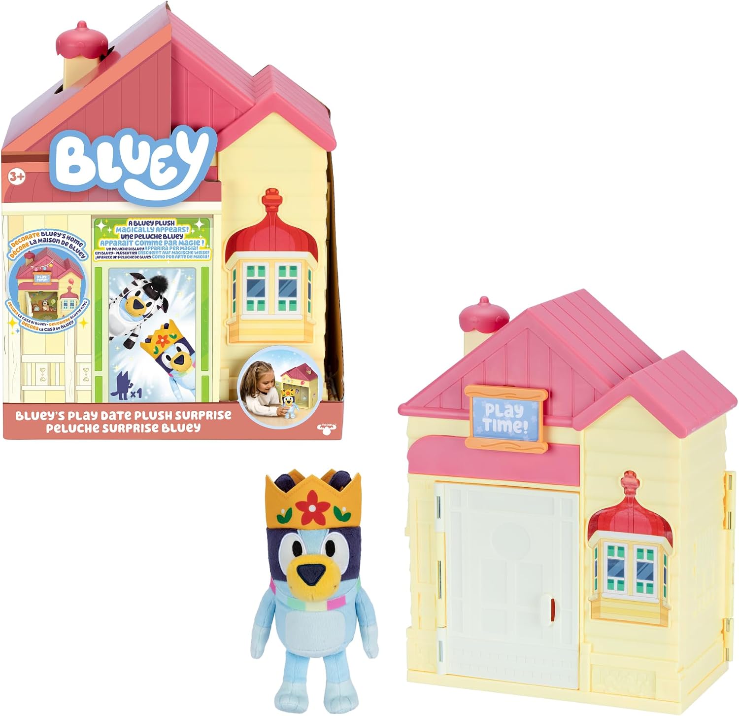 Peluche Sorpresa Bluey Play Date Plush Surprise
