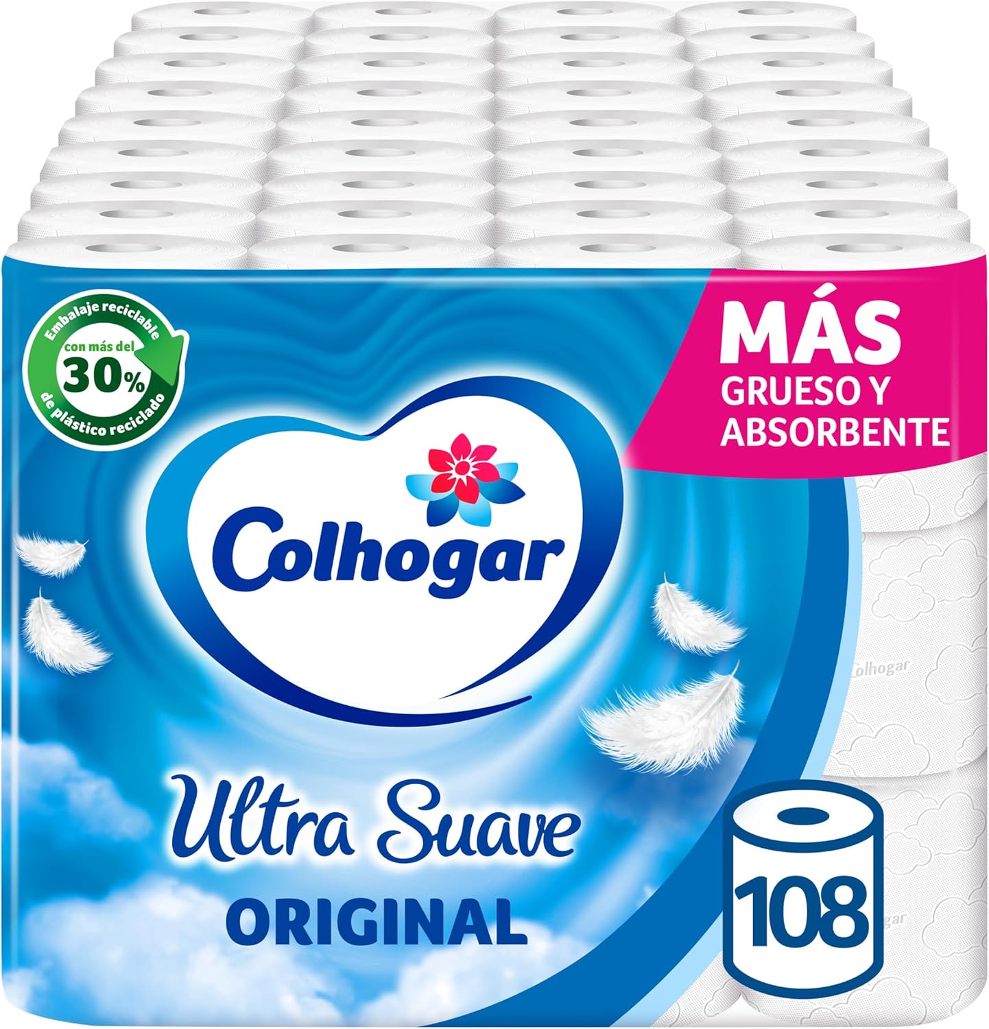 108 rollos de papel higiénico