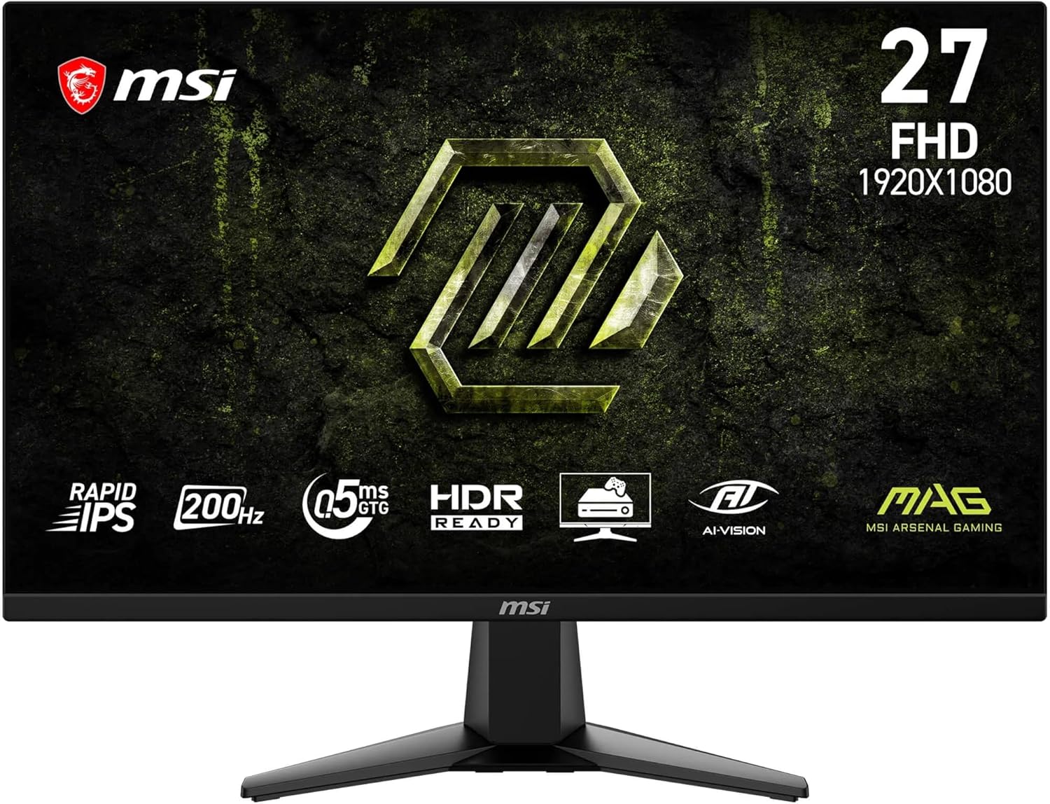 2x MSI MAG 275F E20 27" FHD 200Hz Monitor