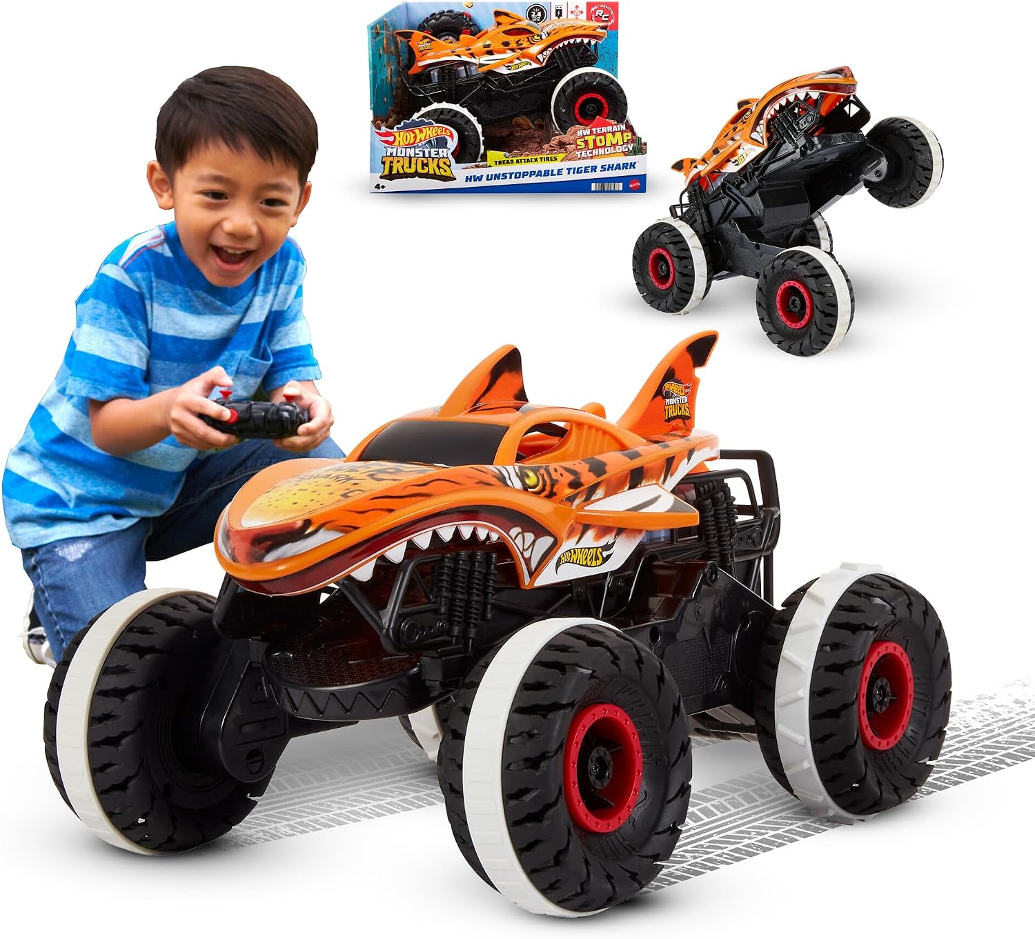 Hot Wheels Tiger Shark Coche Teledirigido