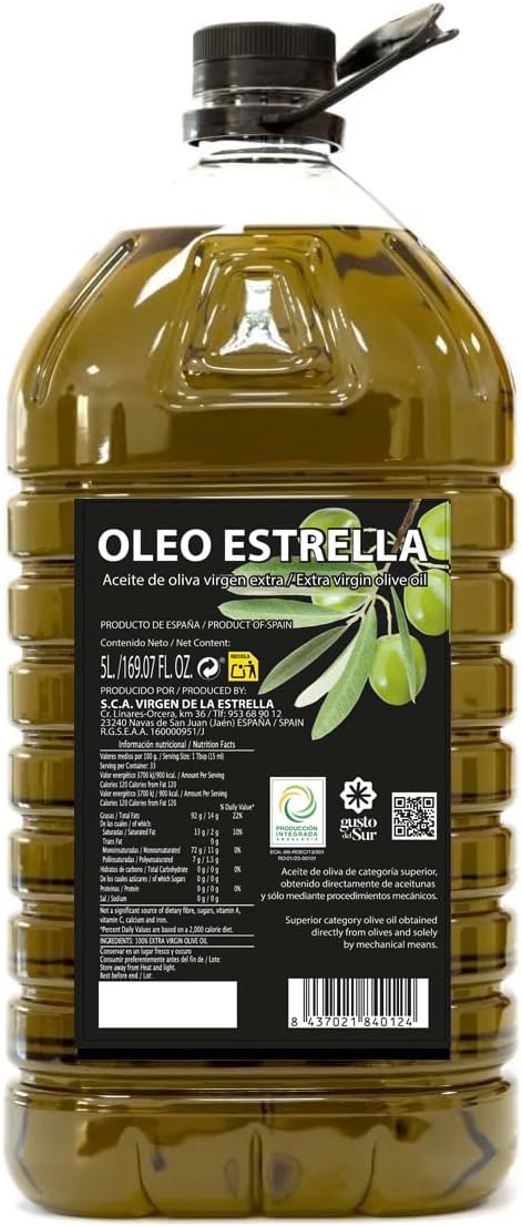 3x AOVE Oleo Estrella Garrafas 5L